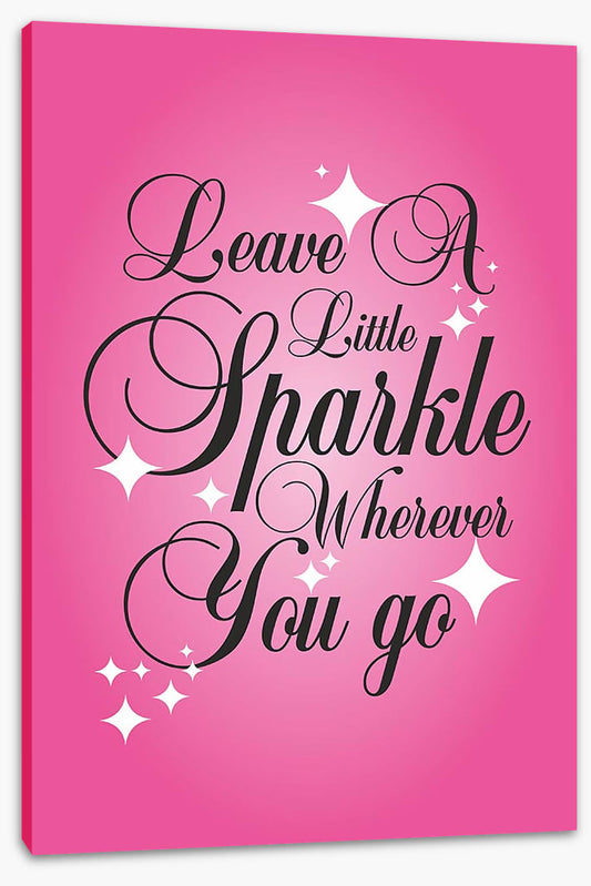 Leave a little sparkle