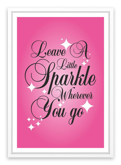 Leave a little sparkle