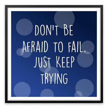 Just keep trying
