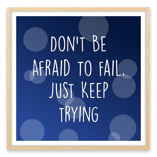 Just keep trying