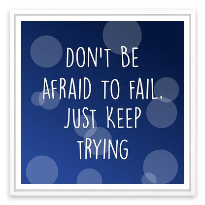 Just keep trying