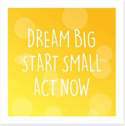 Start small