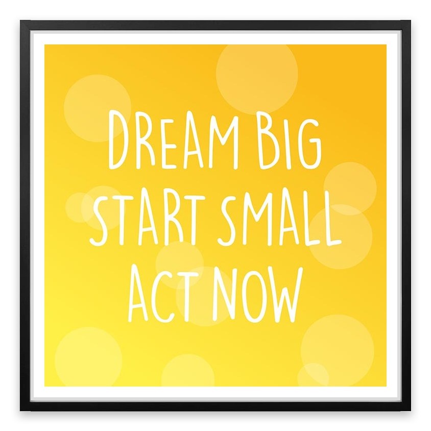 Start small