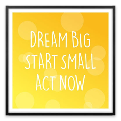 Start small