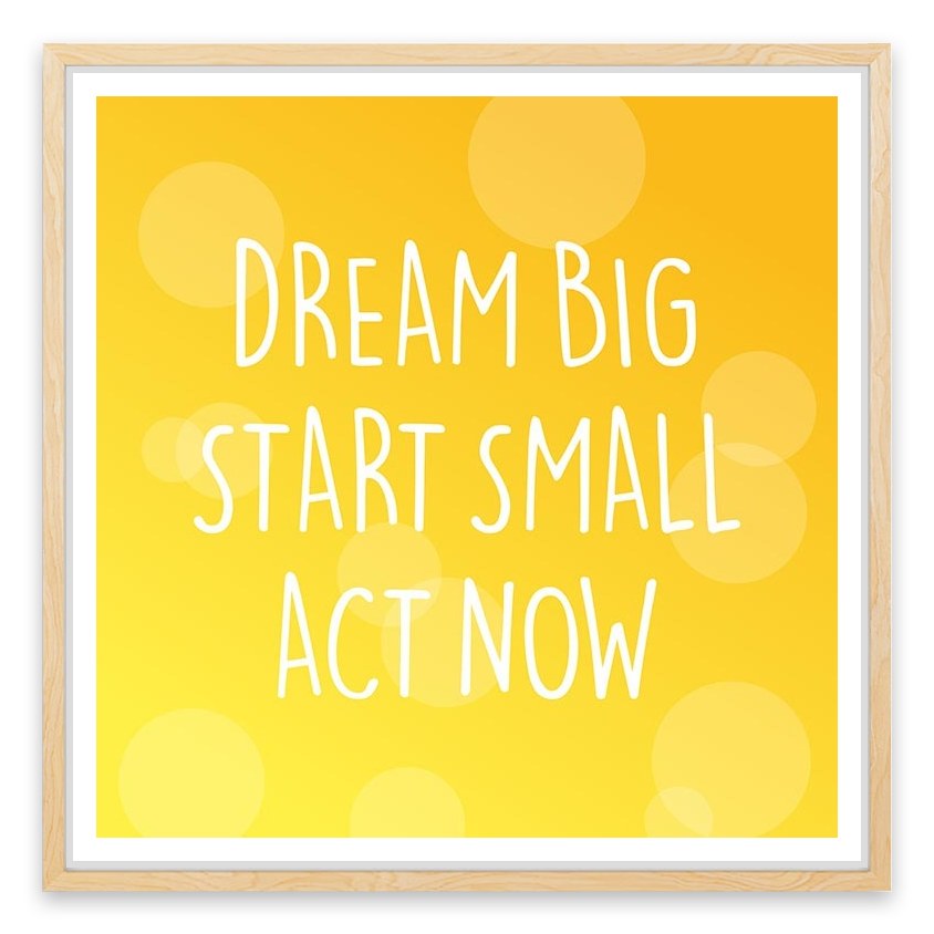 Start small