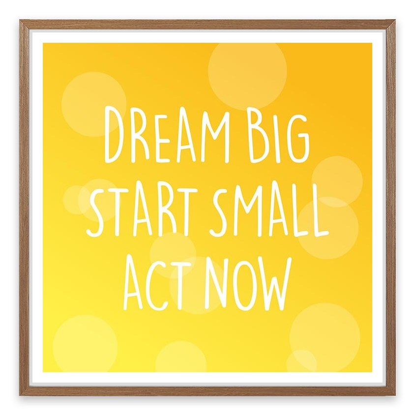 Start small