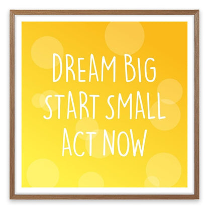 Start small