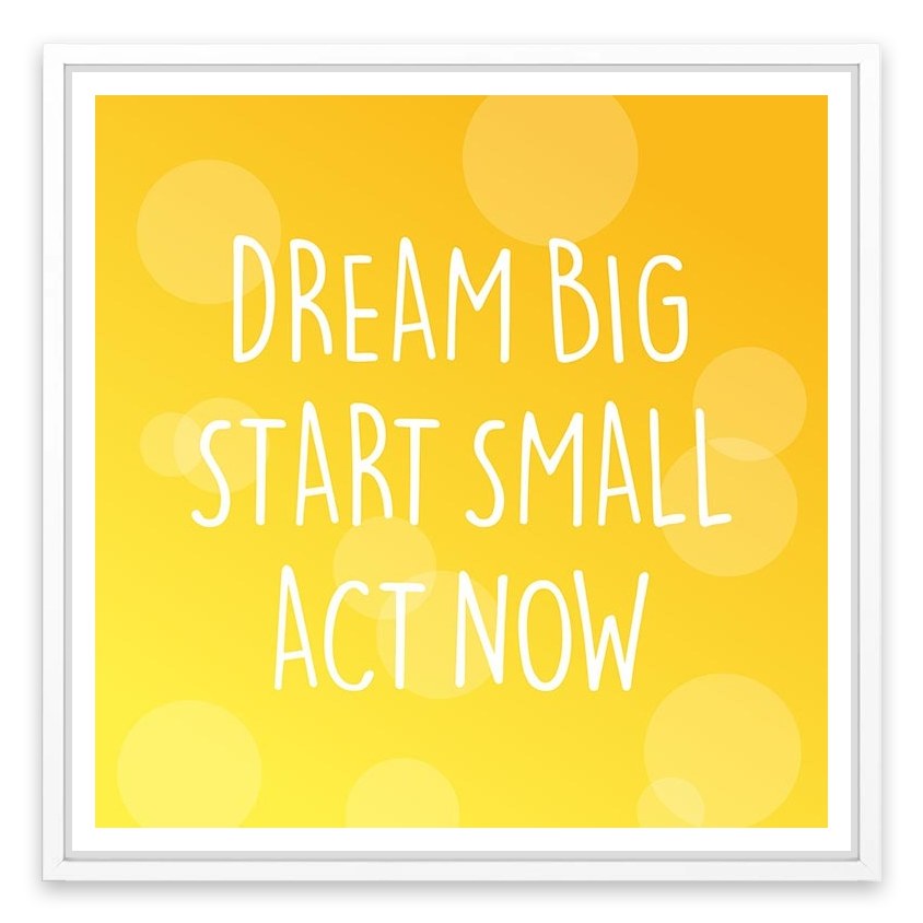 Start small
