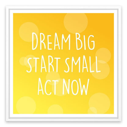 Start small
