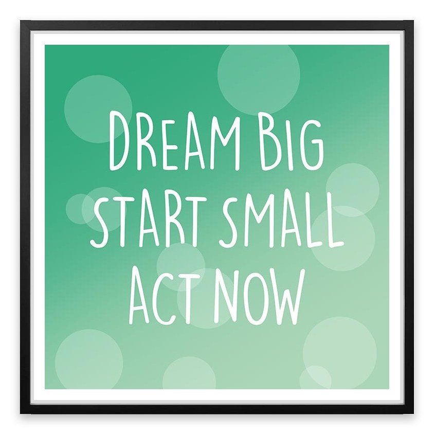 Start small