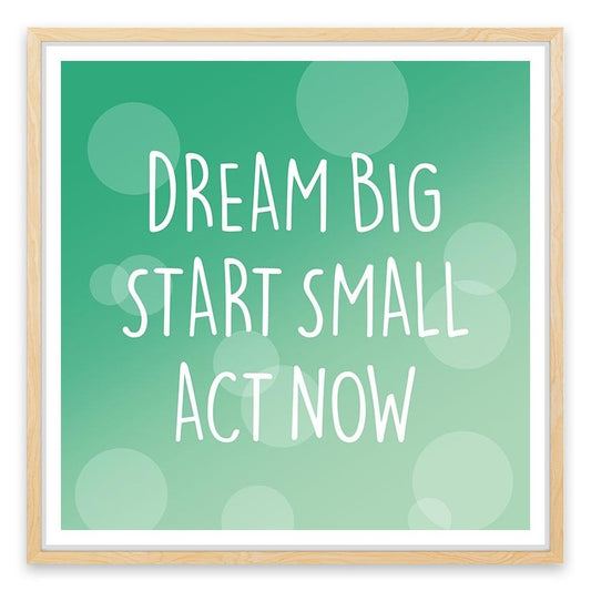 Start small