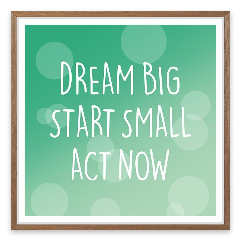 Start small