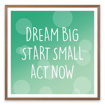 Start small