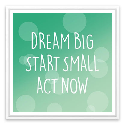 Start small