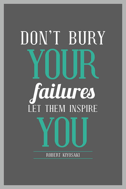 Don't bury your failures