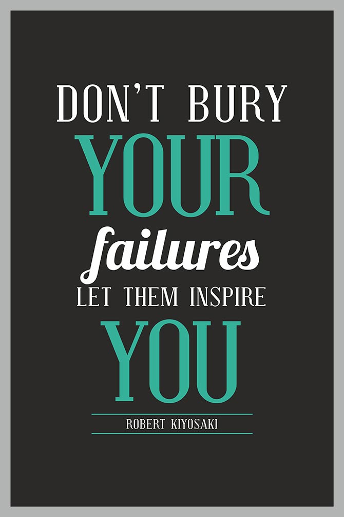 Don't bury your failures