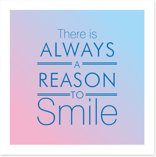 A reason to smile