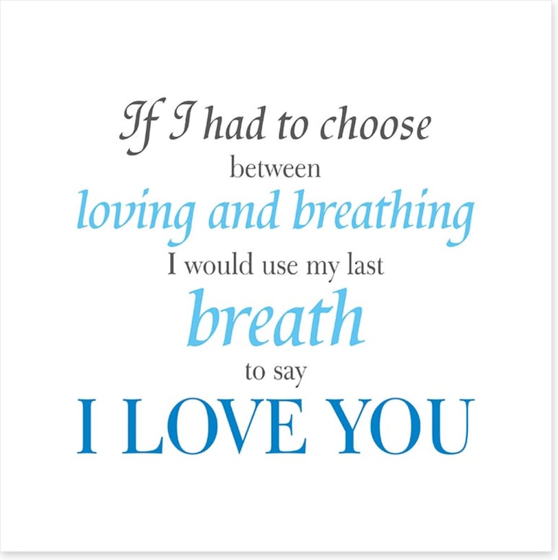 My last breath