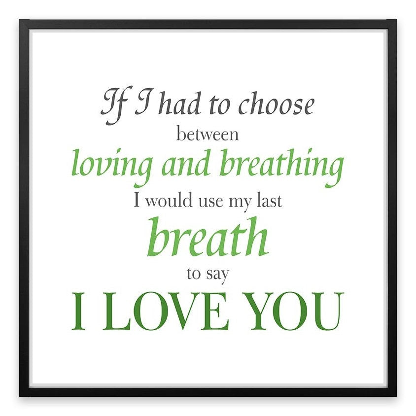 My last breath