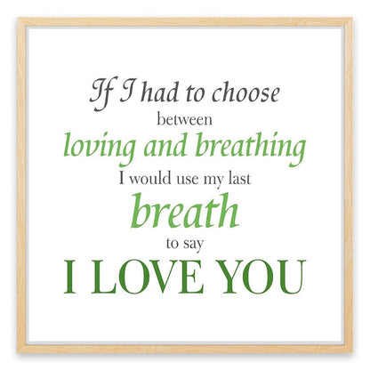 My last breath