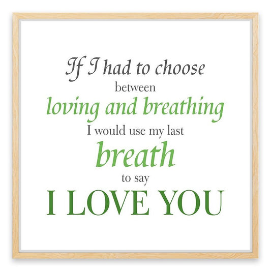 My last breath