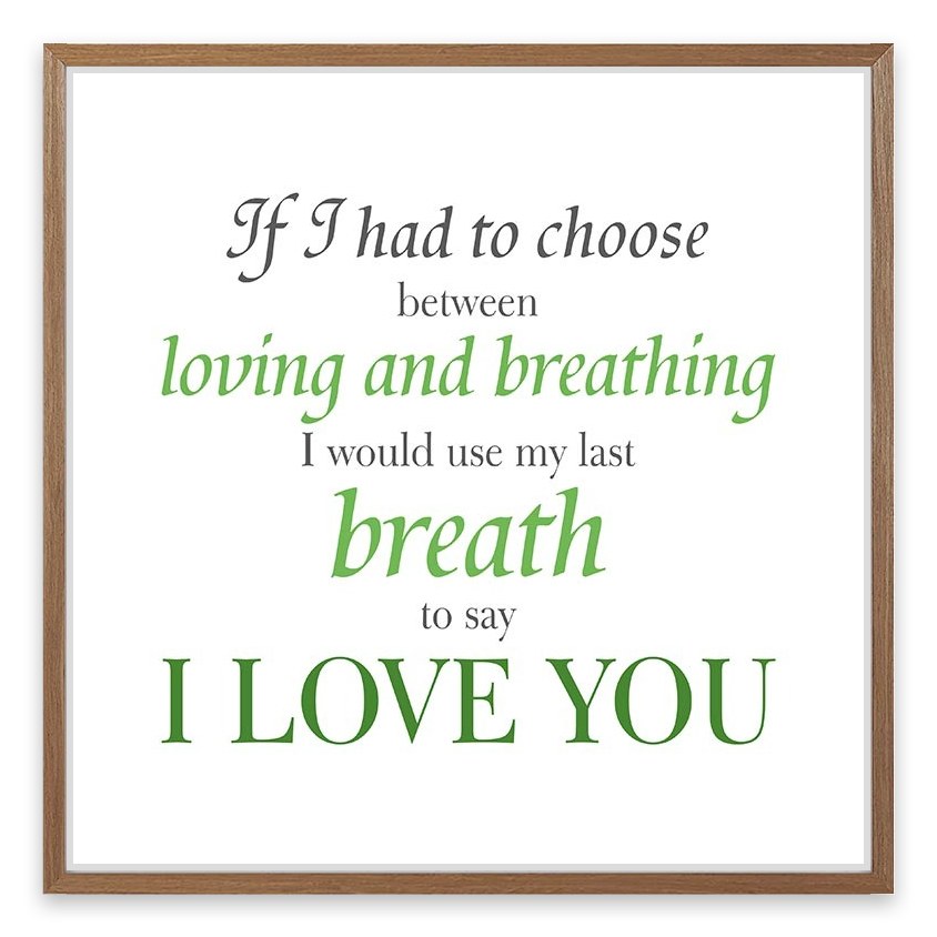 My last breath