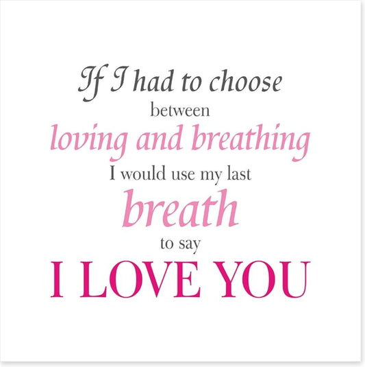 My last breath