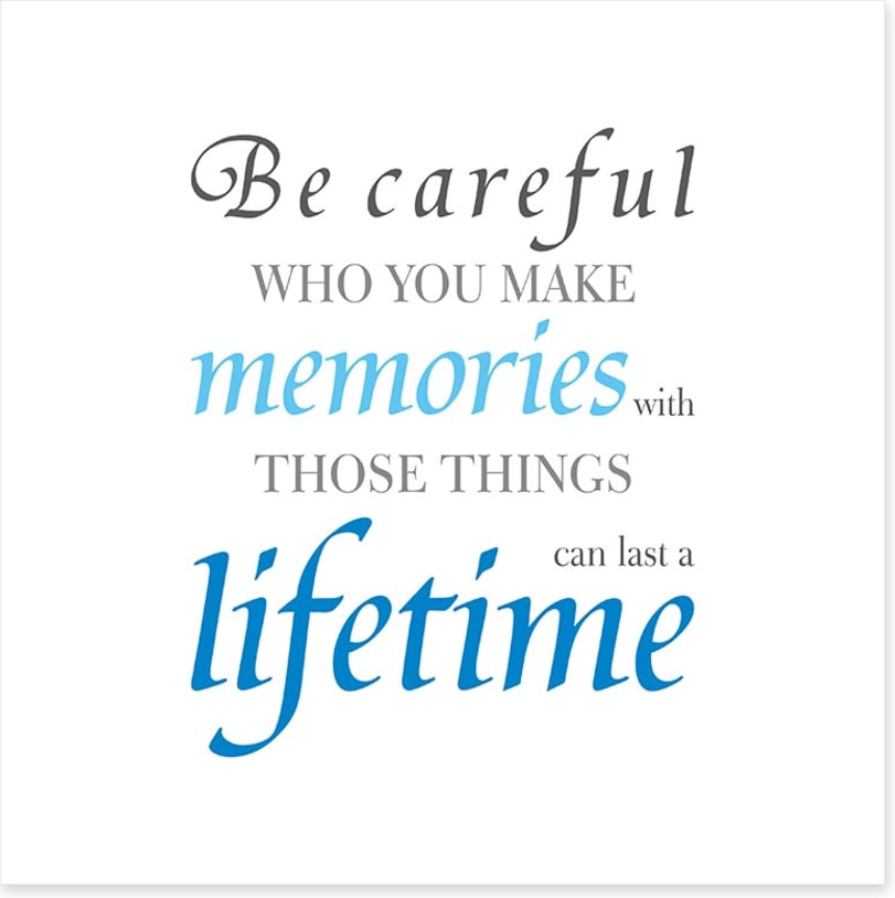 Making memories