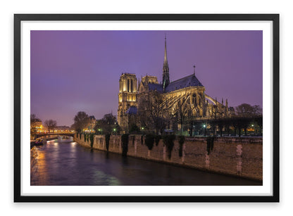 Notre Dame dusk