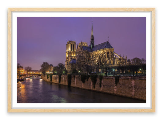 Notre Dame dusk