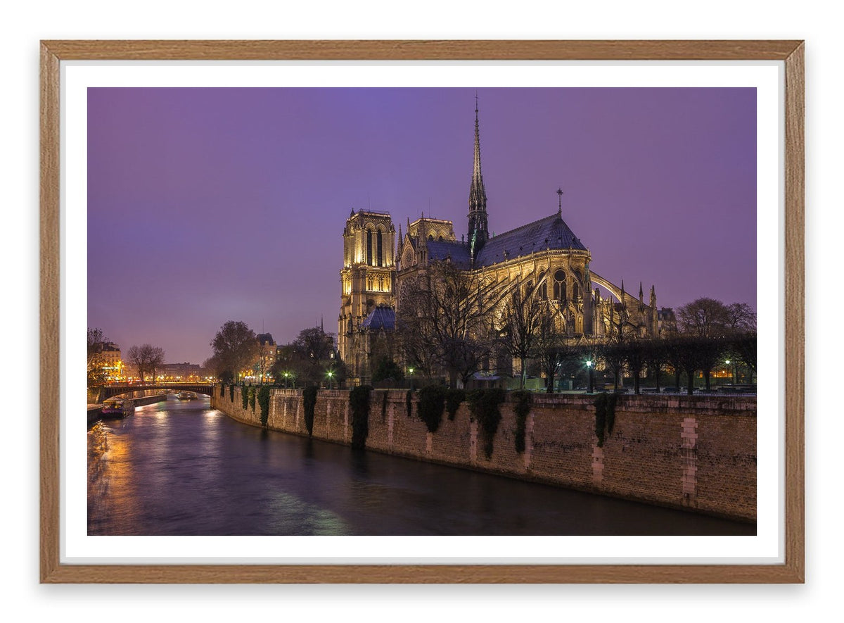 Notre Dame dusk