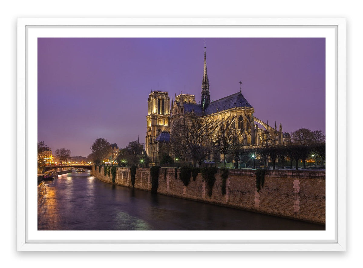 Notre Dame dusk