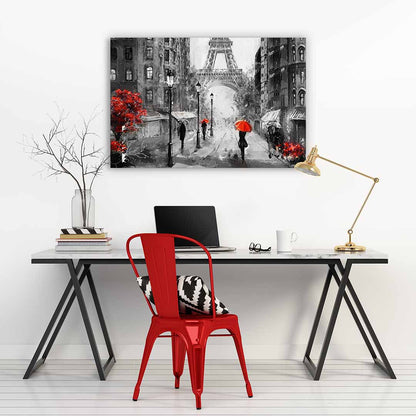 Paris in the rain
