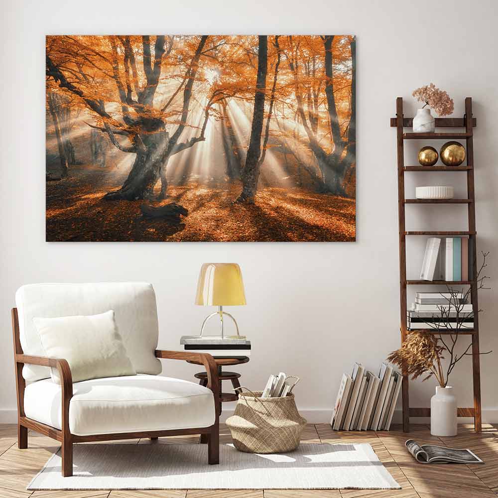 Aethereal autumn forest