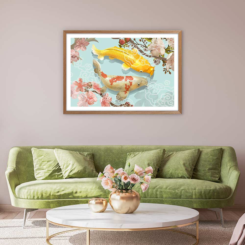 Blossom pool koi