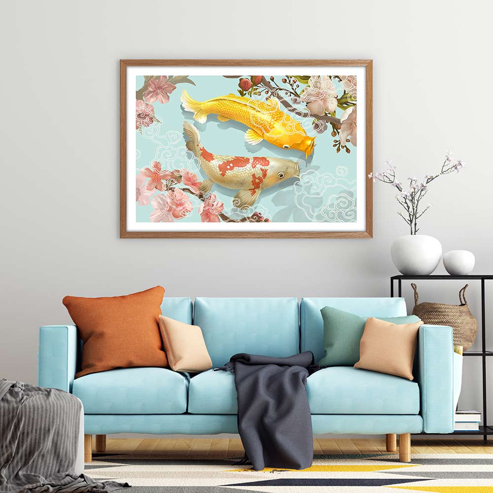 Blossom pool koi