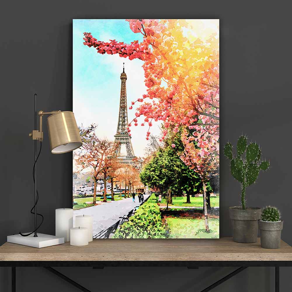 Eiffel Tower sunlight