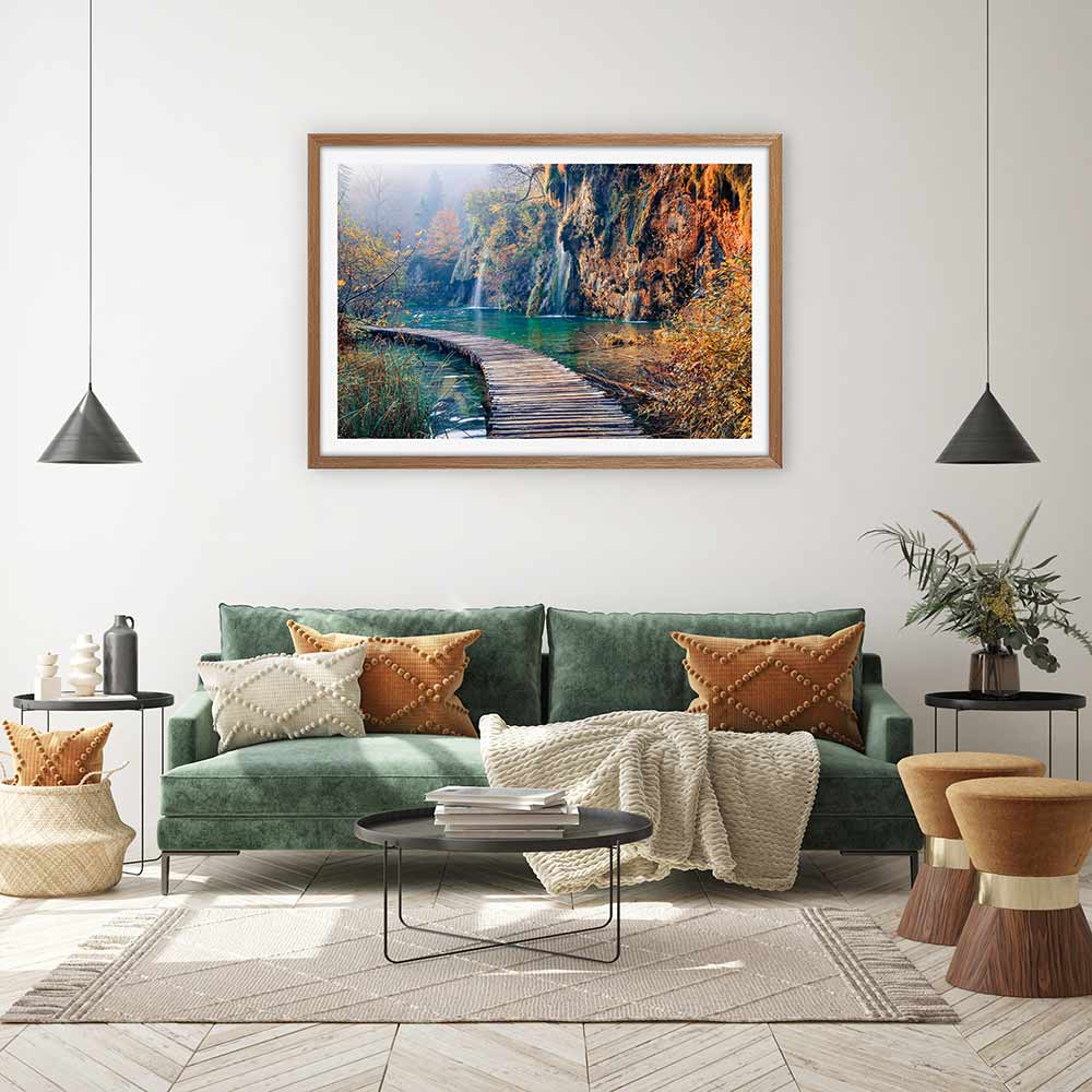 Past the falls