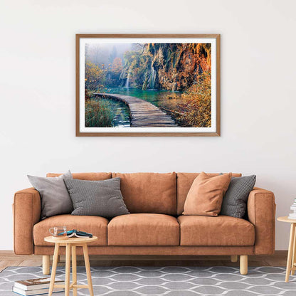 Past the falls