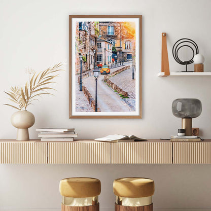 Montmartre street sunlight