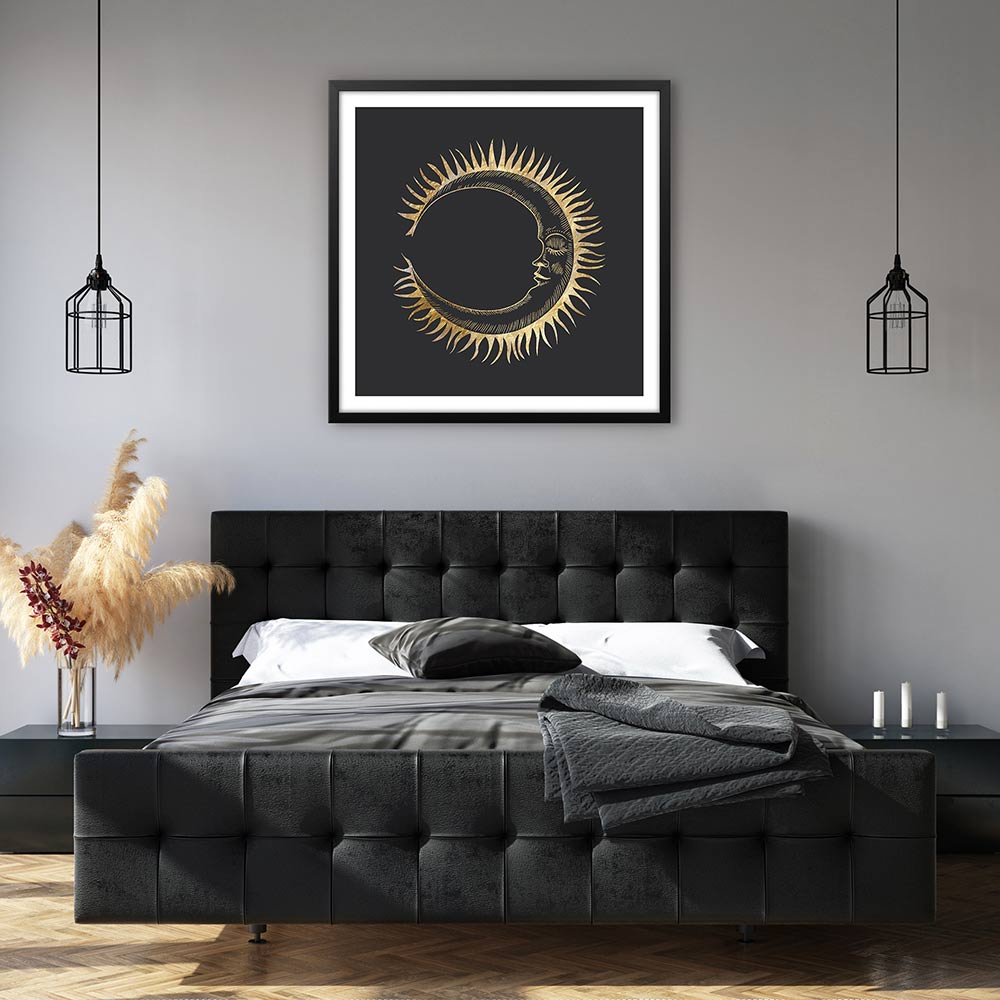 The golden moon