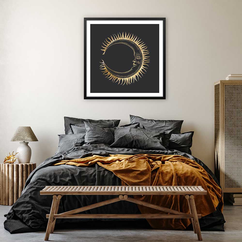 The golden moon