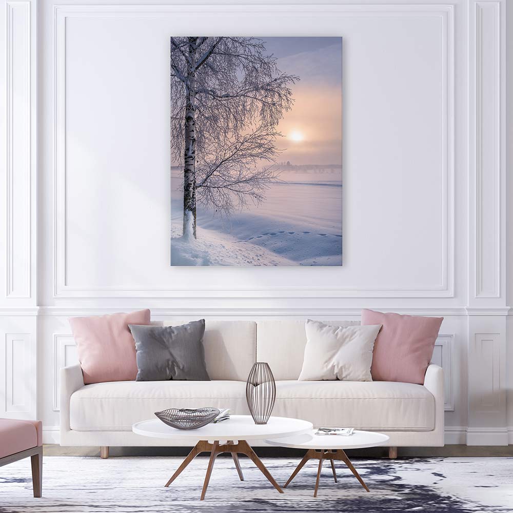 Soft winter sunrise