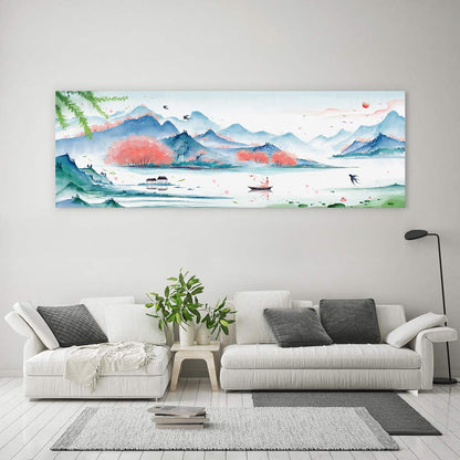 Spring lake panorama