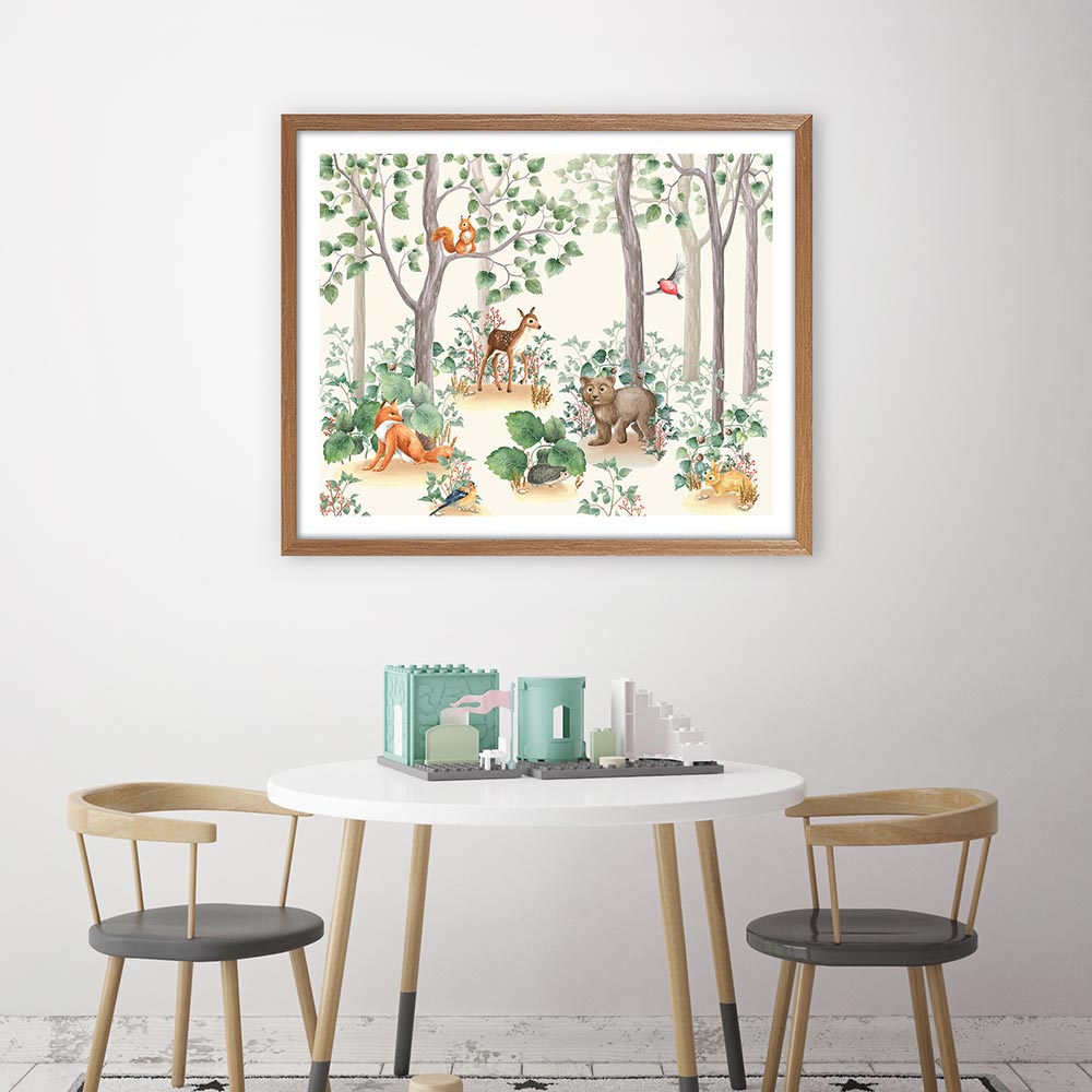 In the woods