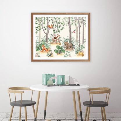 In the woods