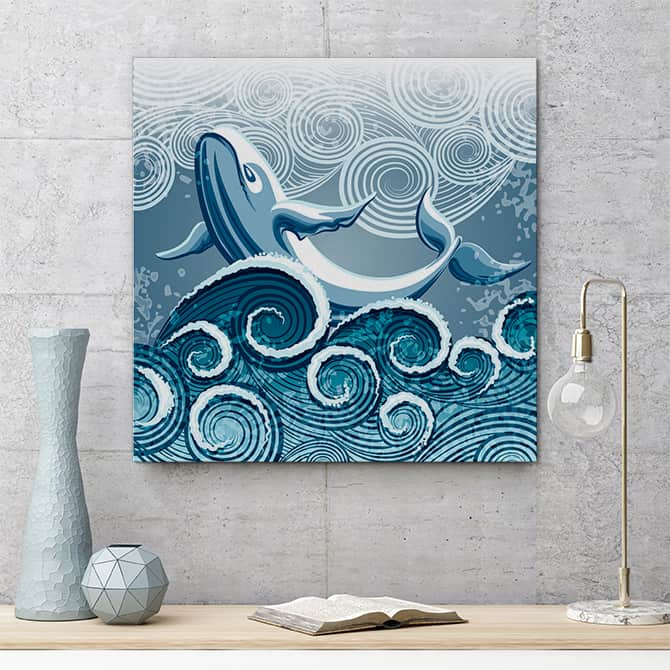 Dancing whale