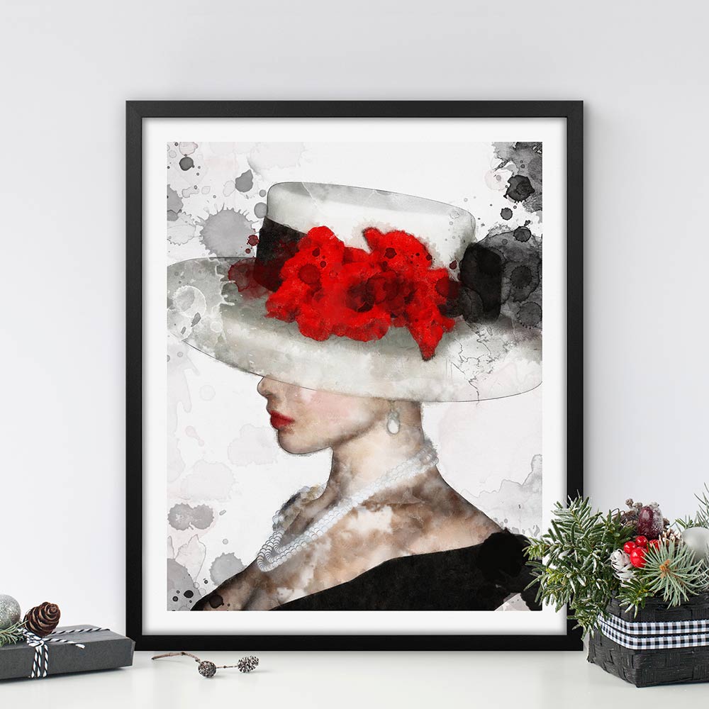 Poppies and pearls