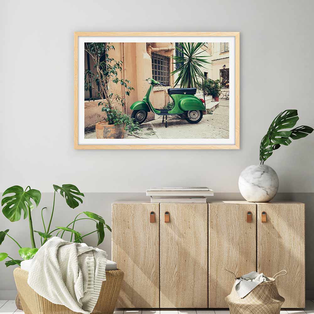 Vespa in the village