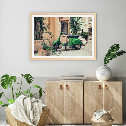 Vespa in the village